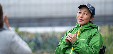 ヨーロッパの野菜を中心に栽培し
朝採れ野菜を飲食店に提供しています